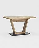 Стол Stool Group Vector раскладной обеденный 120-160*80 см дуб/графит, фото 2