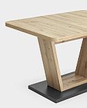 Стол Stool Group Vector раскладной обеденный 120-160*80 см дуб/графит, фото 7