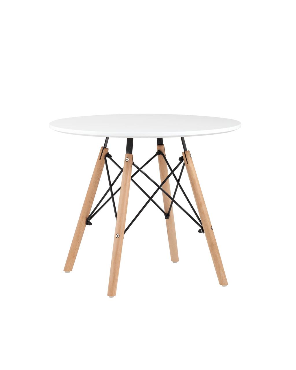 Стол Stool Group Eames DSW детский белый, ножки массив бука