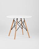 Стол Stool Group Eames DSW детский белый, ножки массив бука, фото 2