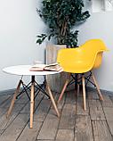 Стол Stool Group Eames DSW детский белый, ножки массив бука, фото 4