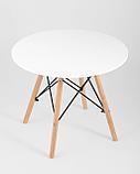 Стол Stool Group Eames DSW детский белый, ножки массив бука, фото 8