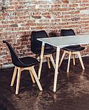 Стол Stool Group Oslo Rectangle WT белый, столешница МДФ, деревянные ножки, фото 3