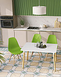 Стол Stool Group Oslo Rectangle WT белый, столешница МДФ, деревянные ножки, фото 5