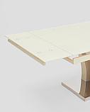Стол Stool Group Верона раскладной 160-220*90 глянцевый бежевый, фото 5