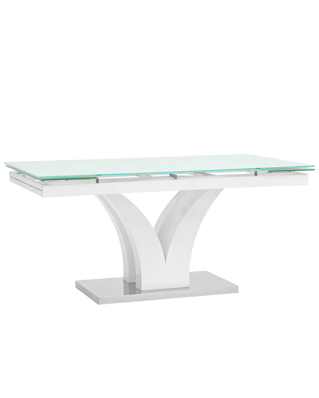 Стол Stool Group обеденный Верона белый раскладной, размер 160 (220)*90