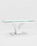 Стол Stool Group обеденный Верона белый раскладной, размер 160 (220)*90, фото 2