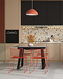 Стол Stool Group обеденный Детройт раскладной 120-160*80 серый, фото 4