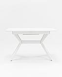 Стол Stool Group обеденный Орландо раскладной 120-160*80 белый, фото 3