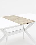 Стол Stool Group обеденный Орландо раскладной 120-160*80 белый, фото 5