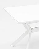 Стол Stool Group обеденный Орландо раскладной 120-160*80 белый, фото 7