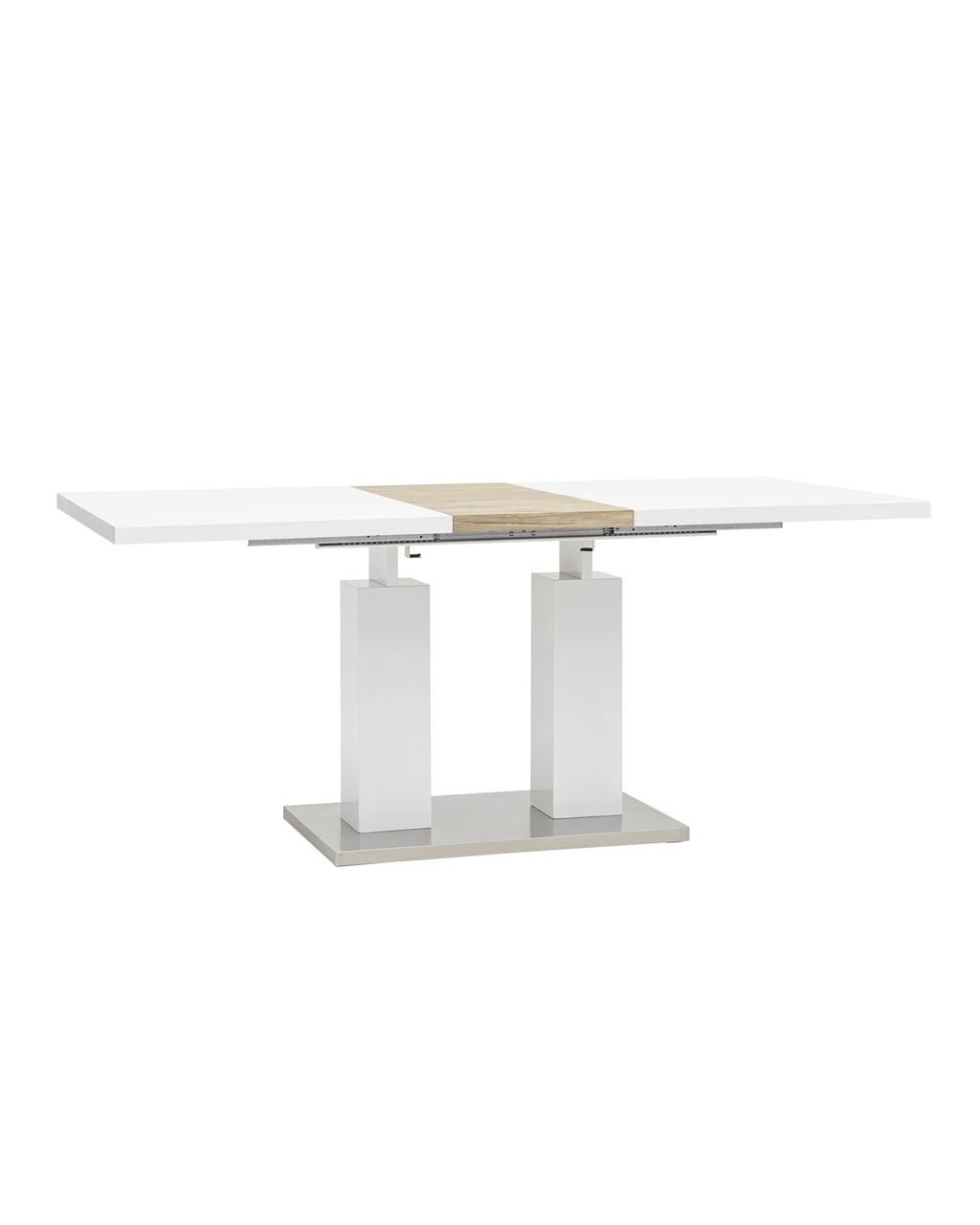 Стол Stool Group Сиэтл раскладной 140-180*90 глянцевый белый