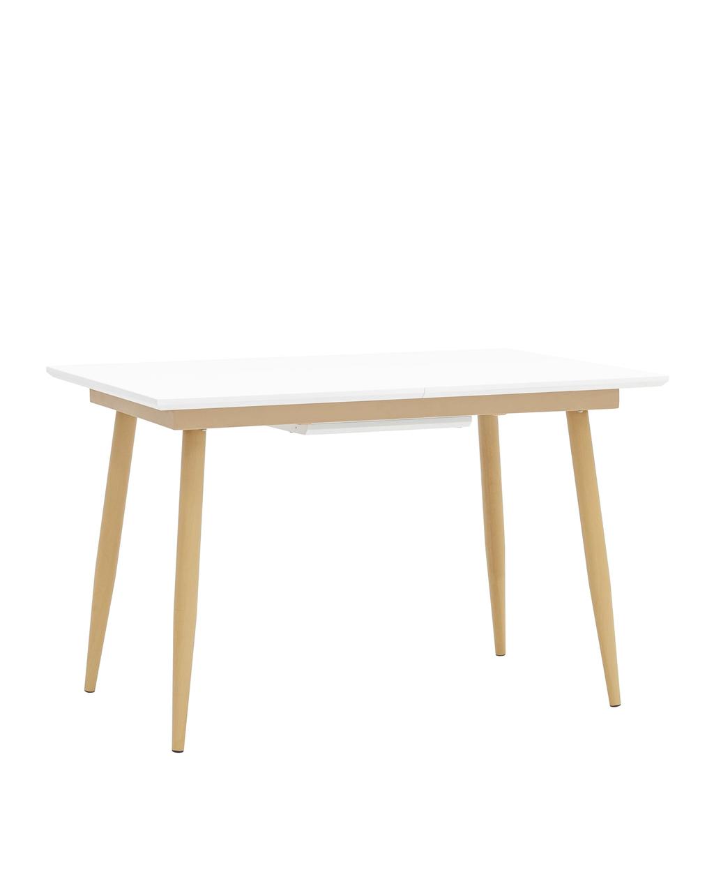 Стол Stool Group обеденный Стокгольм белый 120* 80 см, дополнительно раскладывается до 160 см.