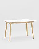 Стол Stool Group обеденный Стокгольм белый 120* 80 см, дополнительно раскладывается до 160 см., фото 2