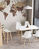 Стол Stool Group обеденный Стокгольм белый 120* 80 см, дополнительно раскладывается до 160 см., фото 5