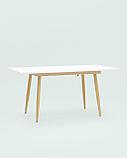 Стол Stool Group обеденный Стокгольм белый 120* 80 см, дополнительно раскладывается до 160 см., фото 8