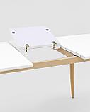 Стол Stool Group обеденный Стокгольм белый 120* 80 см, дополнительно раскладывается до 160 см., фото 10