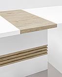 Стол Stool Group обеденный Тампа раскладной 160-200*90 глянцевый белый, фото 5