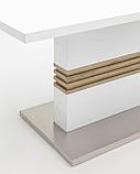 Стол Stool Group обеденный Тампа раскладной 160-200*90 глянцевый белый, фото 7