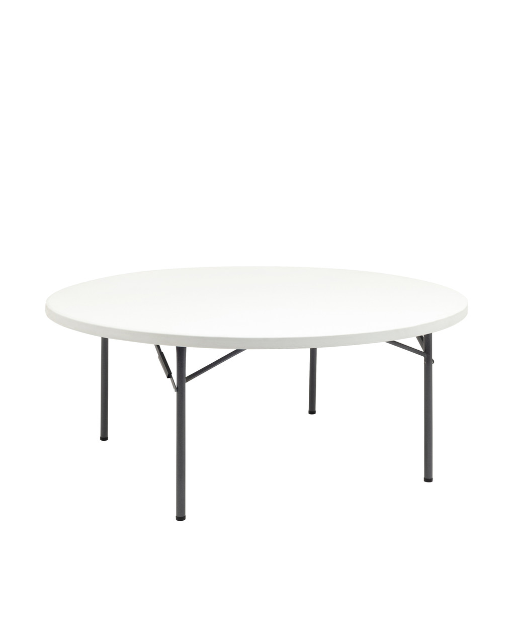 Стол Stool Group круглый складной пластиковый Кейт 160, стальной каркас, полиэтилен высокой плотности HDPE