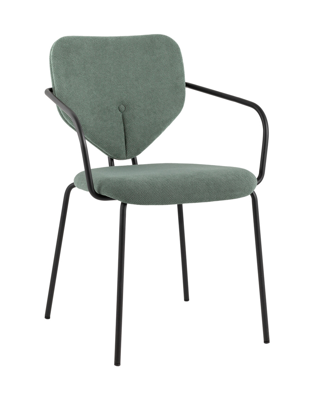 Стул Stool Group Masey с подлокотниками зеленый