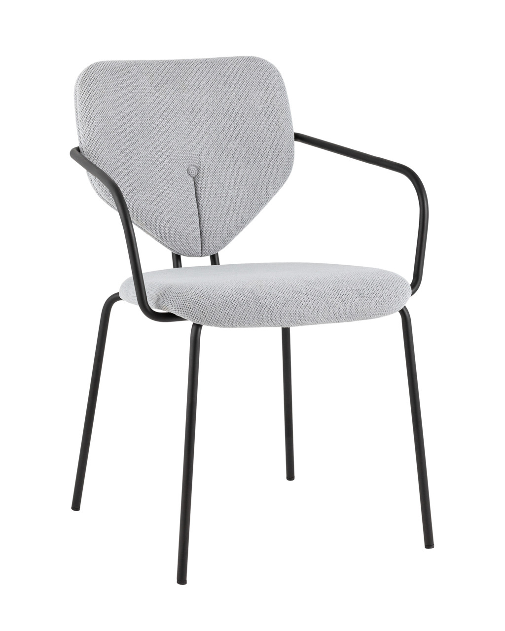 Стул Stool Group Masey с подлокотниками серый