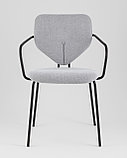 Стул Stool Group Masey с подлокотниками серый, фото 3