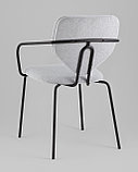Стул Stool Group Masey с подлокотниками серый, фото 6