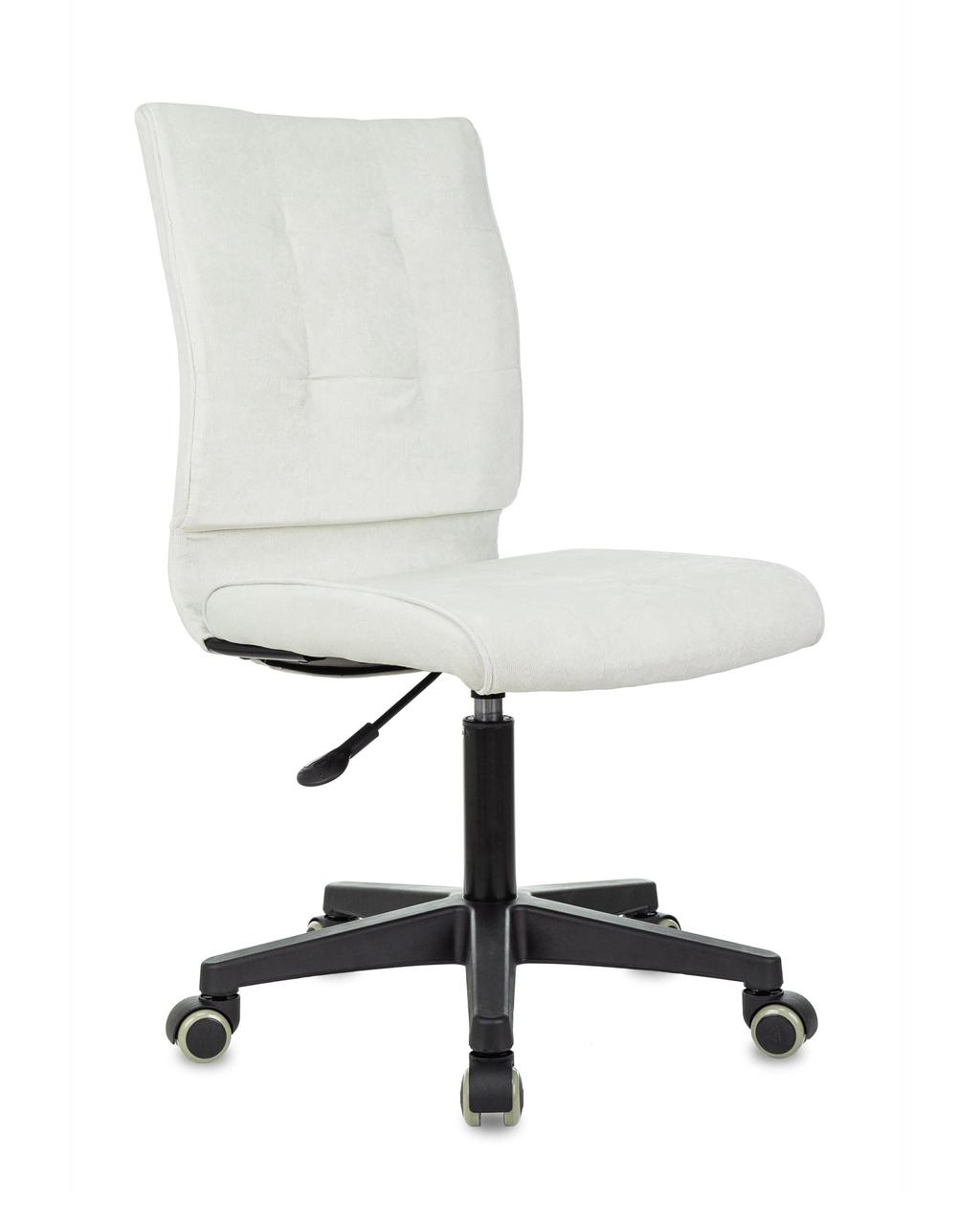 Кресло компьютерное TopChairs TopChairs ST-Alex без подлокотников молочный крестовина пластик