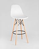 Стул барный Stool Group DSW белый покрытие для устойчивости к ударам, фото 2