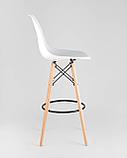 Стул барный Stool Group DSW белый покрытие для устойчивости к ударам, фото 6