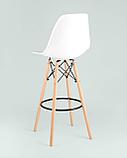 Стул барный Stool Group DSW белый покрытие для устойчивости к ударам, фото 7