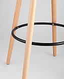 Стул барный Stool Group DSW белый покрытие для устойчивости к ударам, фото 10