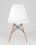 Стул Stool Group Eames DSW белый пластиковый, ножки массив бука, фото 7
