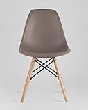 Стул Stool Group DSW темно-серый, литой полипропилен, стальной каркас, массив бука, фото 6