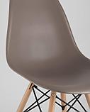 Стул Stool Group DSW темно-серый, литой полипропилен, стальной каркас, массив бука, фото 10