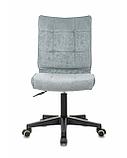 Кресло компьютерное TopChairs TopChairs ST-Alex без подлокотников серо-голубой крестовина пластик черный, фото 4