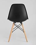 Стул Stool Group DSW черный, литой полипропилен, стальной каркас, массив бука, фото 8