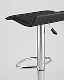 Стул барный Stool Group Хай-Тек черный обивка экокожа, хромированная ножка, газ-лифт, фото 9