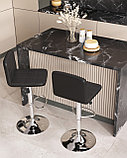 Стул барный Stool Group Малави черный, газ-лифт, обивка из искусственной кожи, фото 3