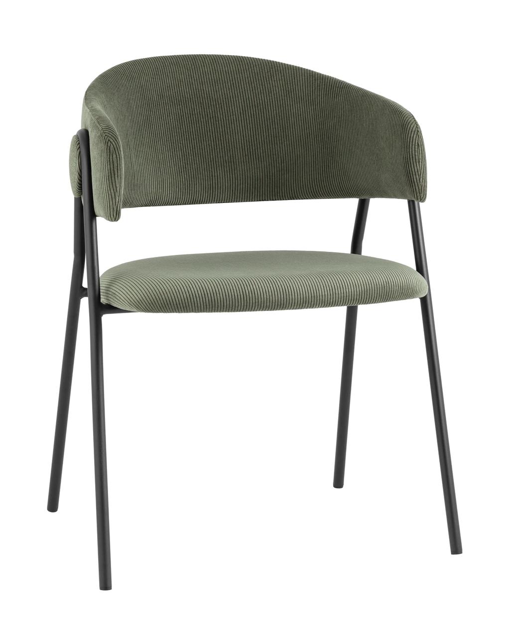 Стул Stool Group Колин зеленый ножки черные металл