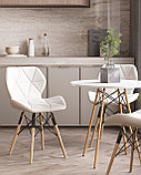 Стул Stool Group обеденный дизайнерский Бон обивка экокожа белый, фото 3