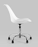 Стул офисный Stool Group BLOK SN пластиковый белый, фото 6