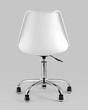Стул офисный Stool Group BLOK SN пластиковый белый, фото 7
