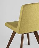 Комплект из четырех стульев Stool Group MARTA зеленые экокожа, массив гевеи, фото 7