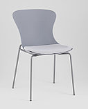 Стулья Stool Group Shaya с подушкой пластик серый, фото 2