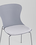 Стулья Stool Group Shaya с подушкой пластик серый, фото 8