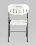 Стул Stool Group складной пластиковый Кейт стальной каркас, фото 7