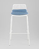 Стул барный Stool Group Louran с подушкой белый, фото 5