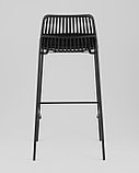 Стул барный Stool Group Louran с подушкой чёрный, фото 5
